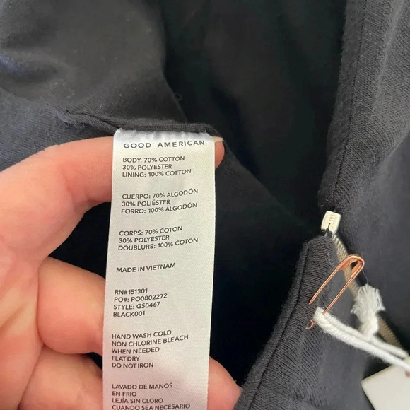 Good American black knit corset crop top - Picture 10 of 10